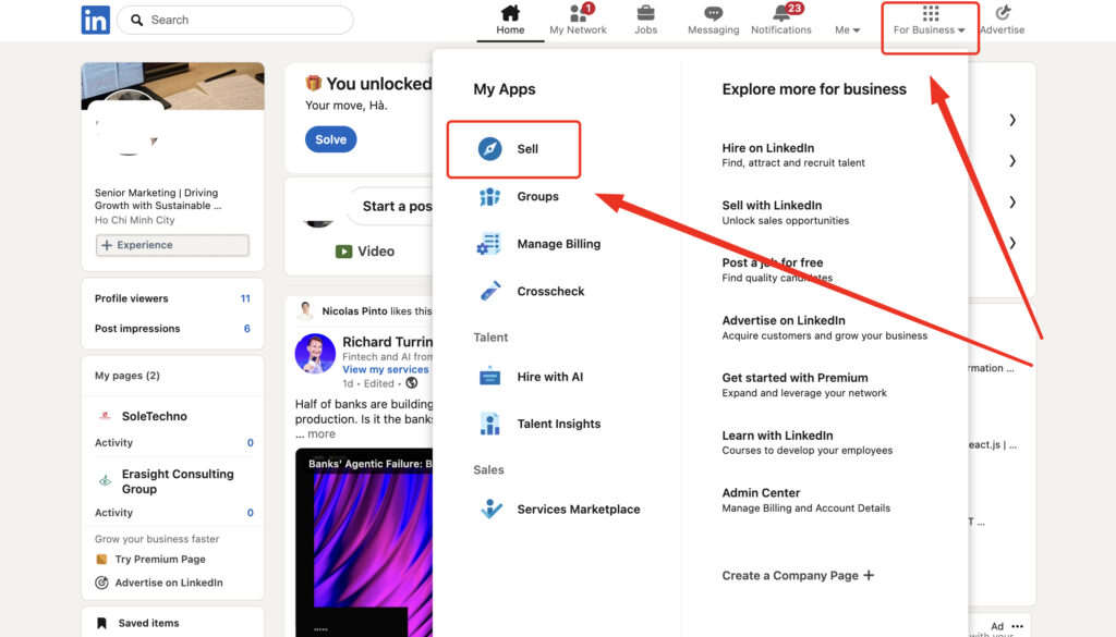 How to Open LinkedIn Sales Navigator