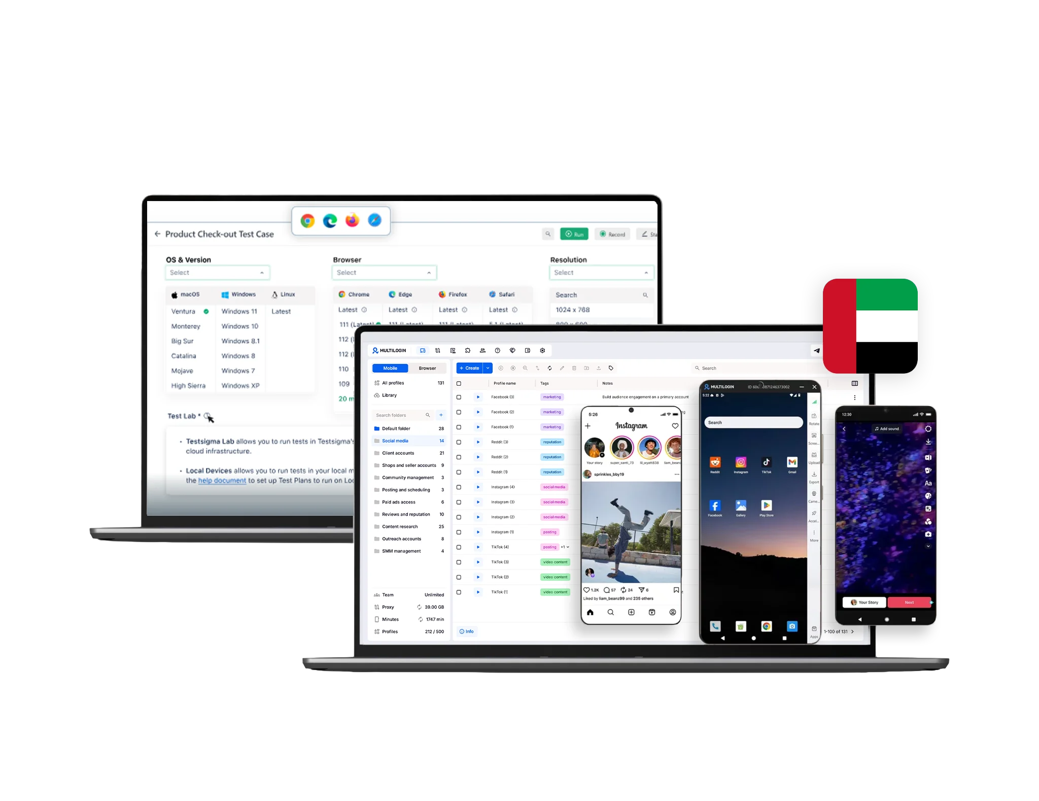 ML vs browser emulator new