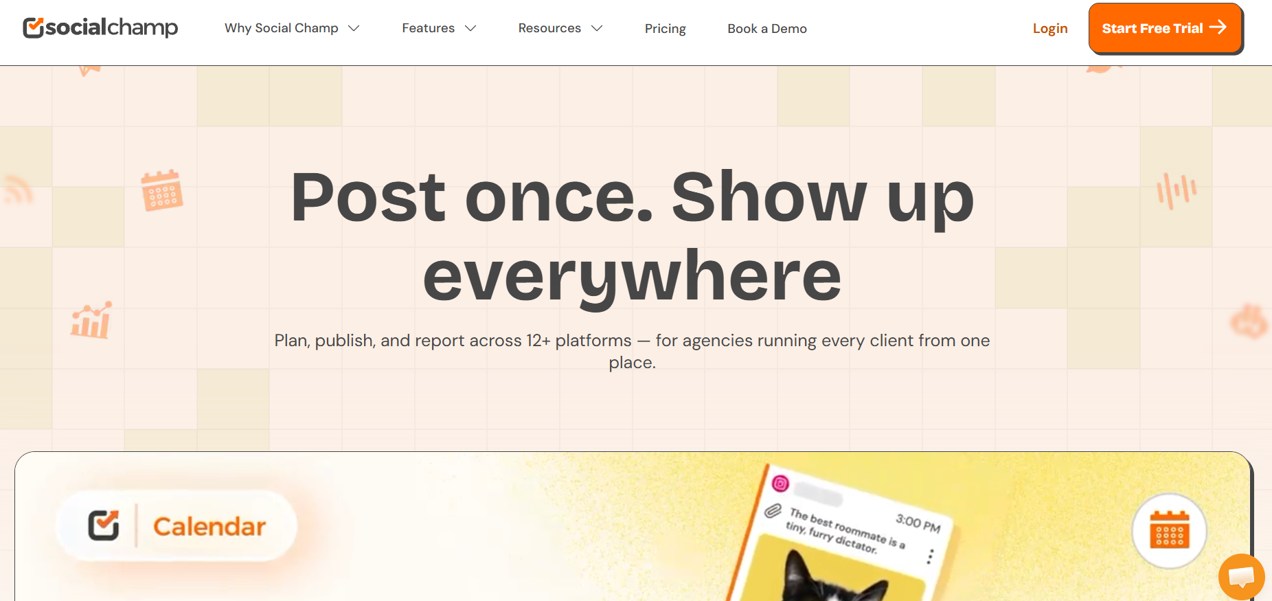 Social Champ homepage