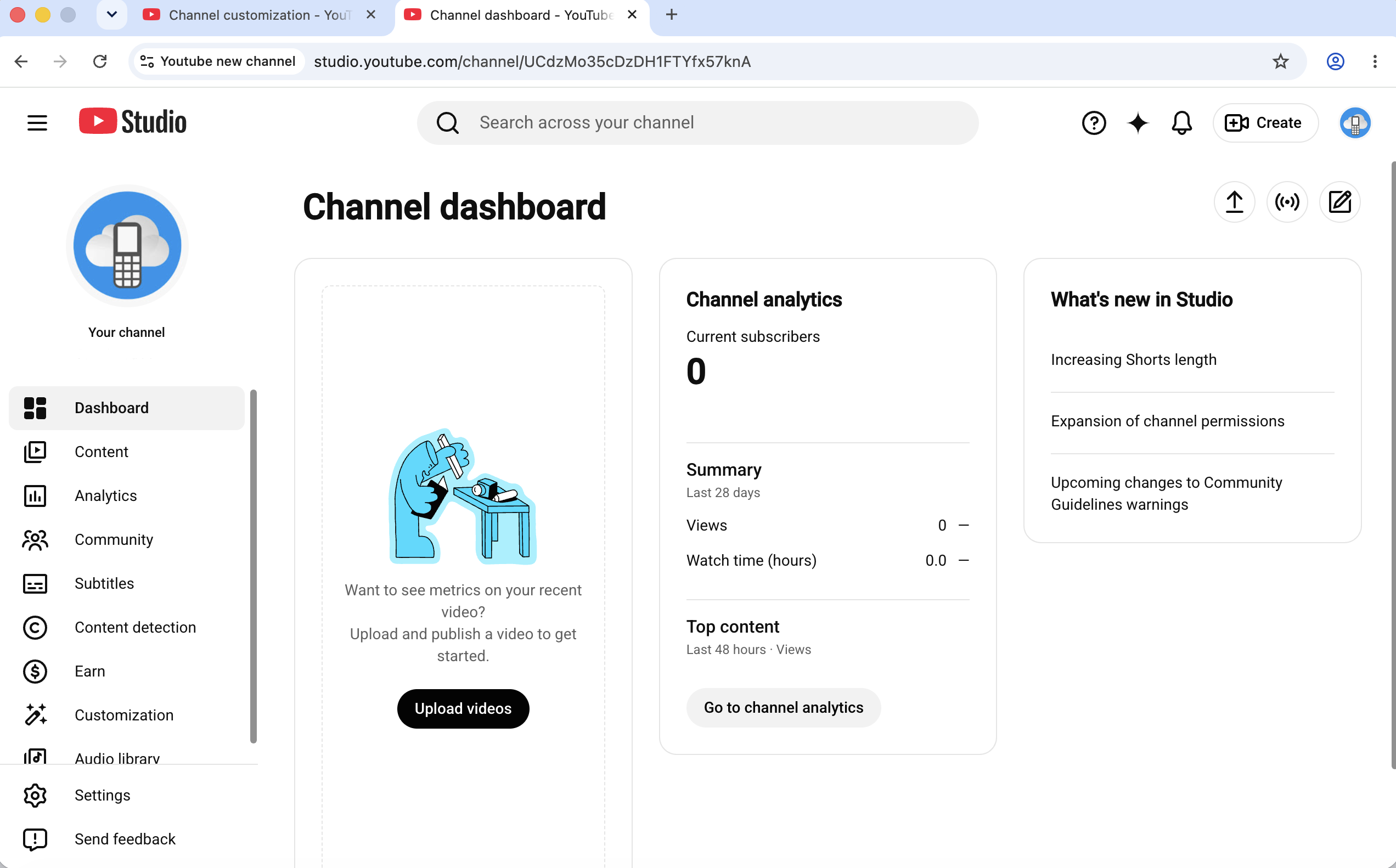 How do you access the YouTube Studio desktop login?
