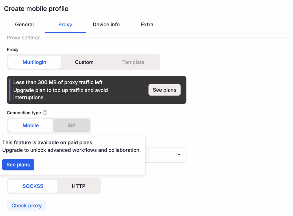 multilogin mobile proxy