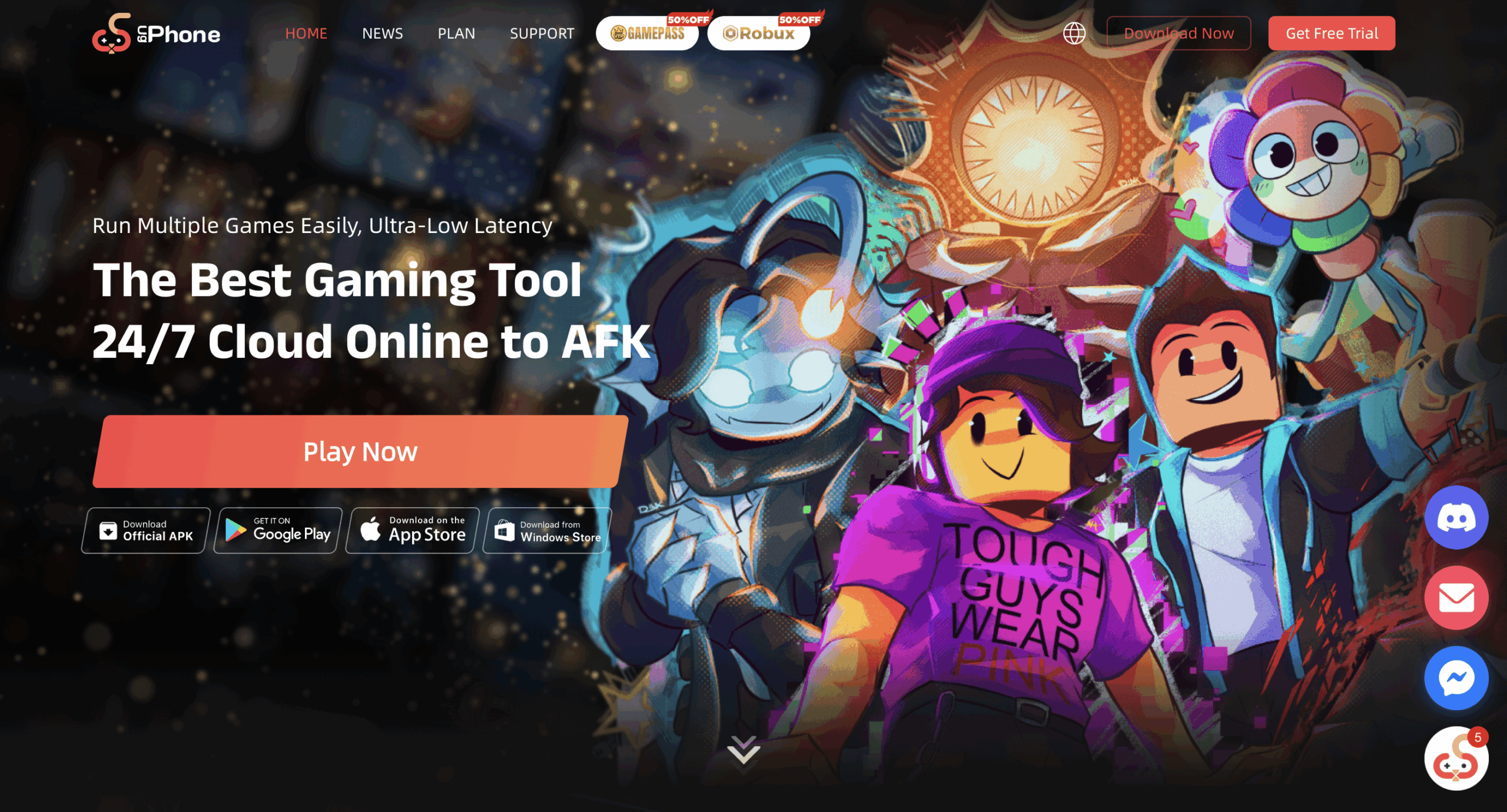 UgPhone: free cloud phone trial for gaming