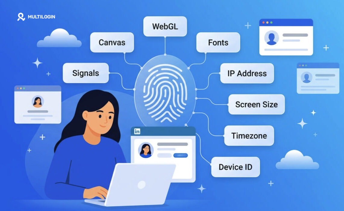 LinkedIn browser fingerprinting