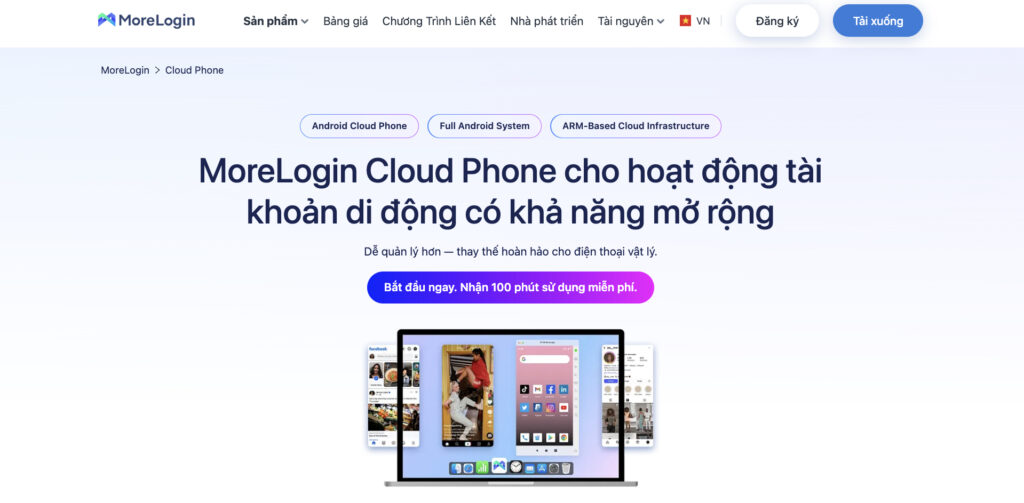 đánh giá morelogin điện thoại đám mây và trình duyệt