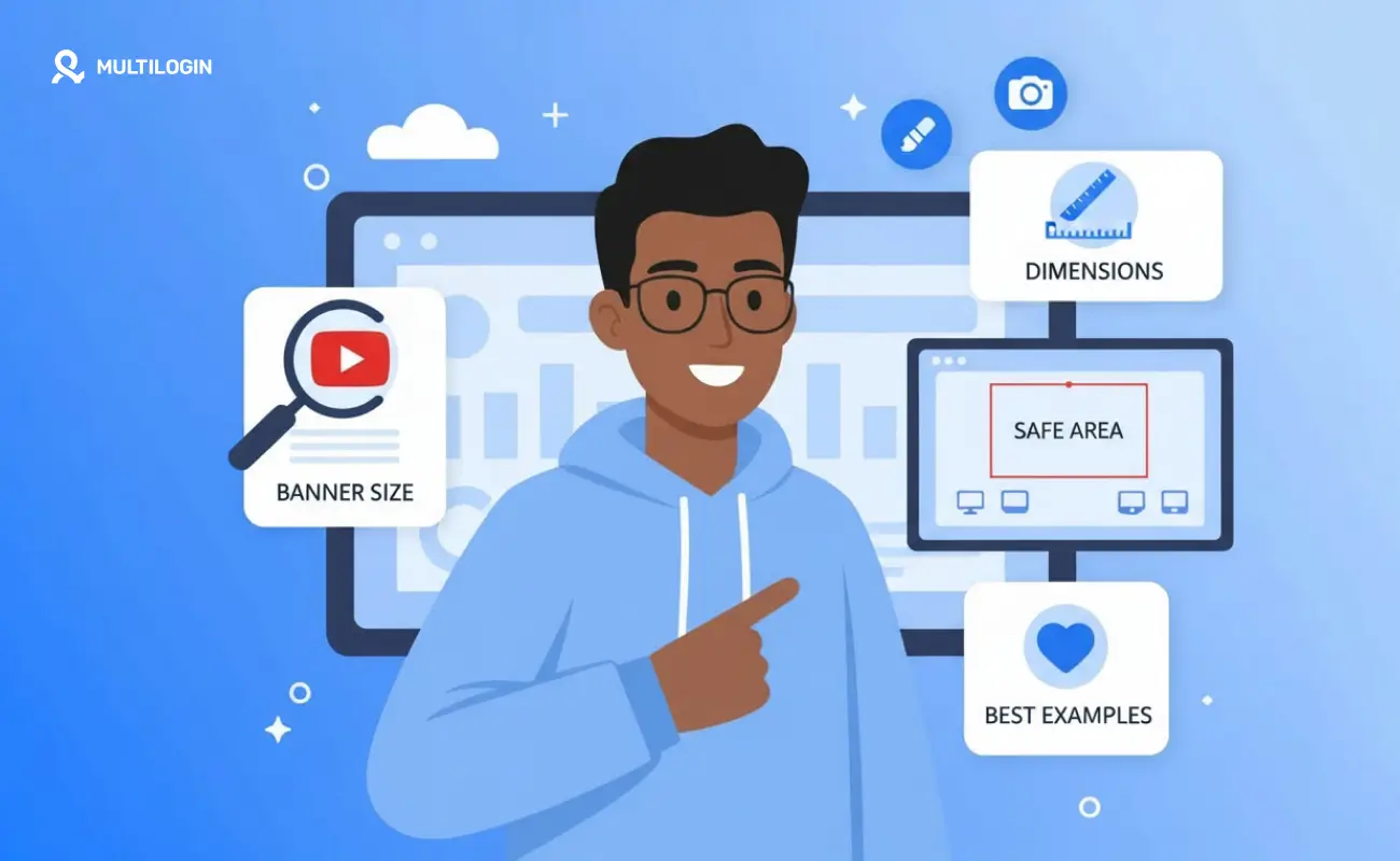 YouTube Banner Ideas: Best Examples, Size, Dimensions & Safe Area