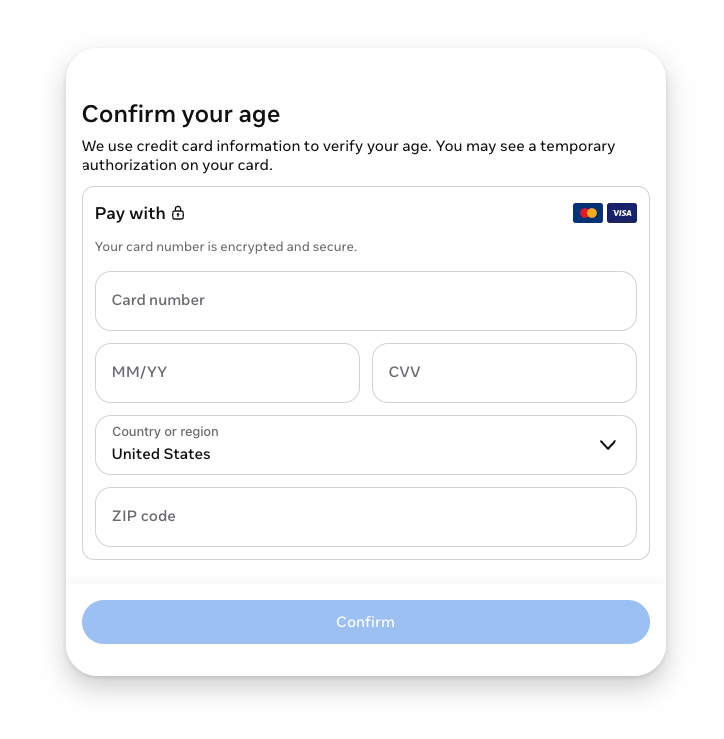 Link a payment card to verify Muse AI account