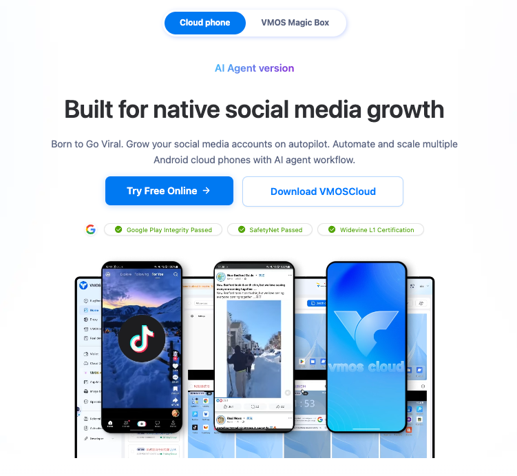 VMOS Cloud: аренда облачных Android-устройств