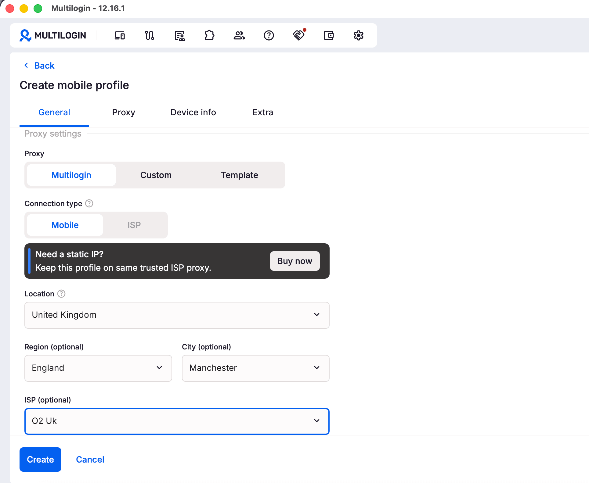 You can configure a supported built-in proxy or a compatible third-party proxy.