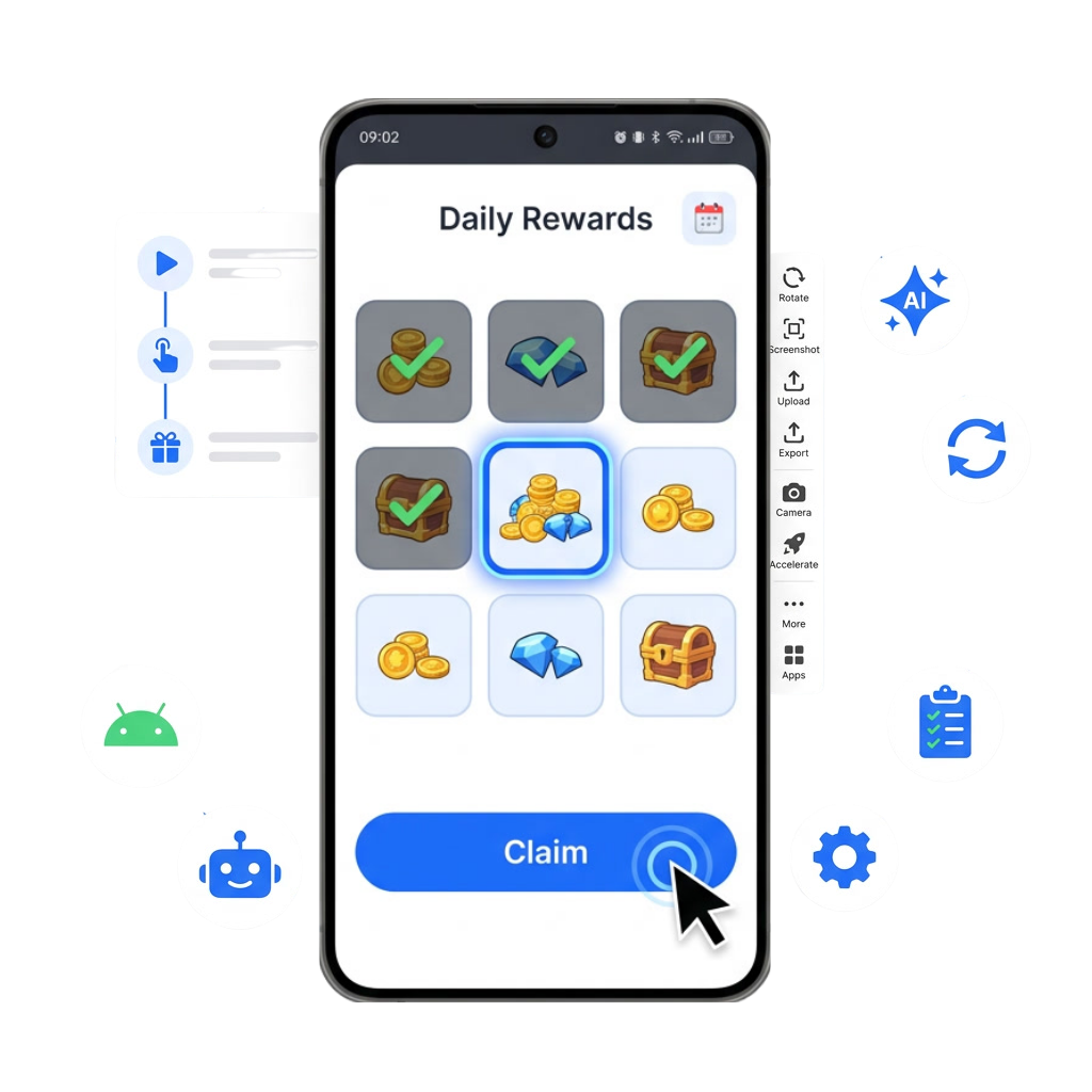 Automate daily quests and reward claims