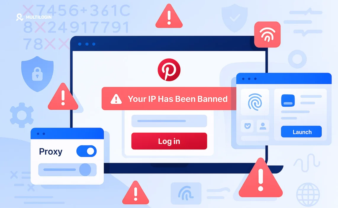 IP Ban on Pinterest