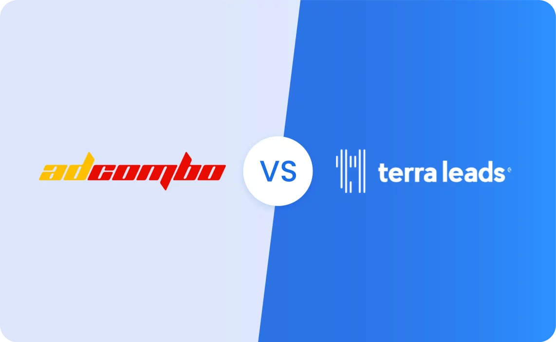 illustration of Adcombo vs Terraleads logos