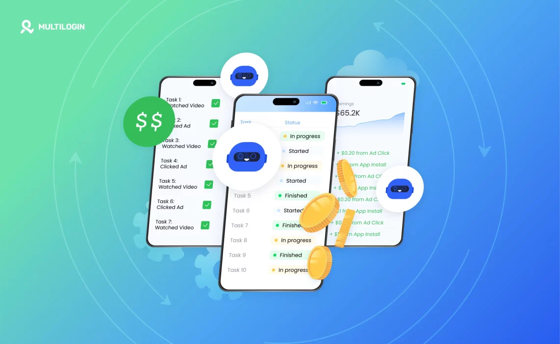 Automate phone farm