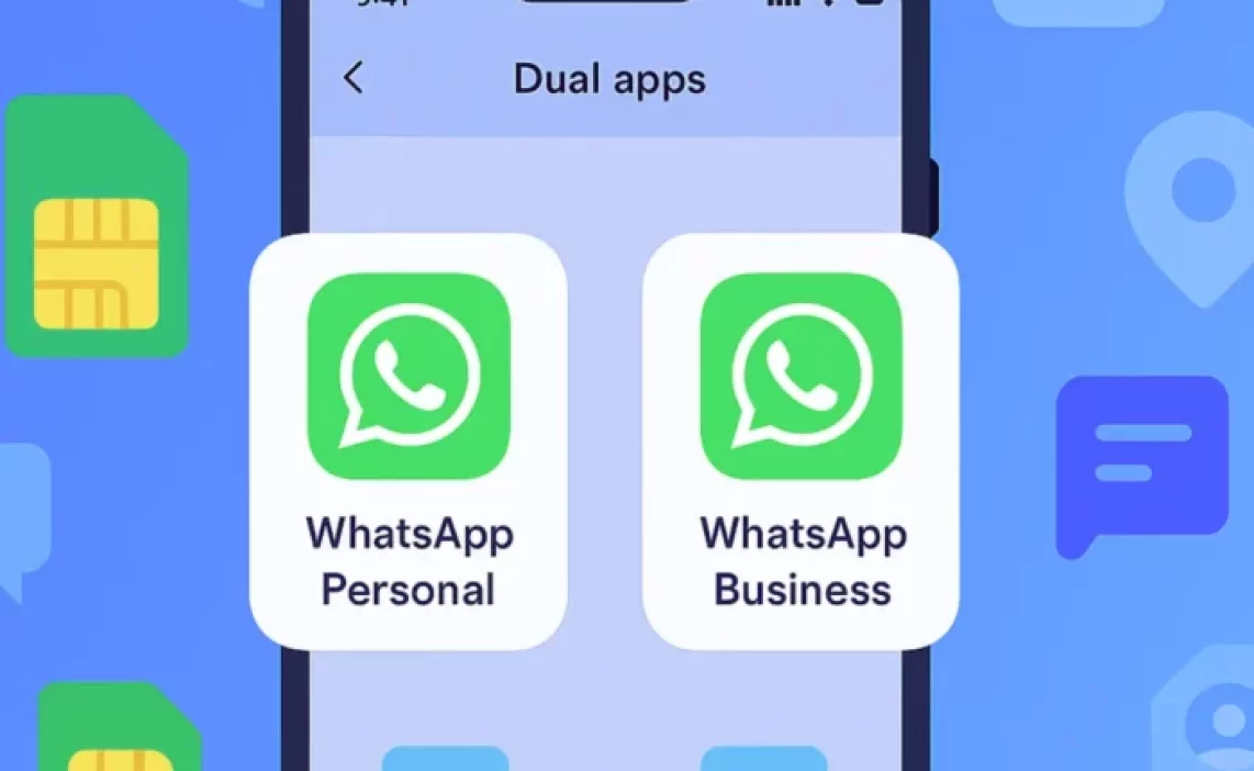 Два аккаунта WhatsApp на одном телефоне — личный и бизнес-аккаунт, Dual Apps