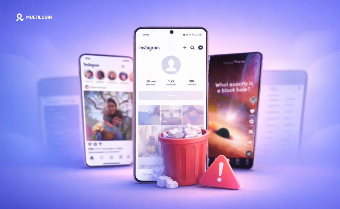 how to delete instagram