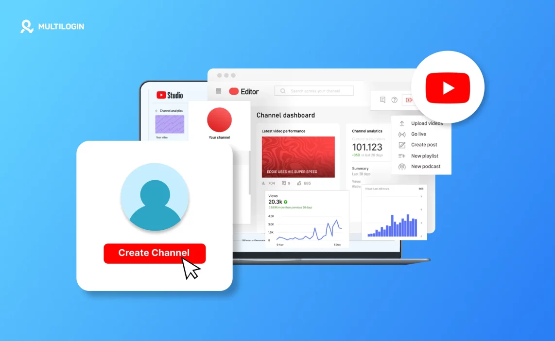 How to make a YouTube channel in 2026 and organize it properly