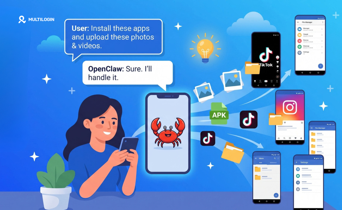 OpenClaw + Multilogin: Run Cloud Phones with an AI Agent