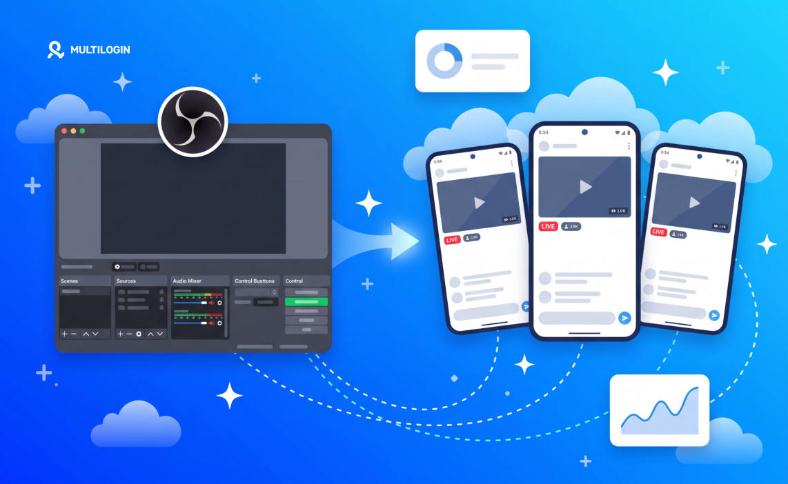 How to Stream from OBS to a Multilogin Cloud Phone?