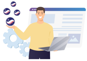Image illustrating how Multilogin helps manage multiple accounts, mimic real user behavior, and optimize airdrop rewards