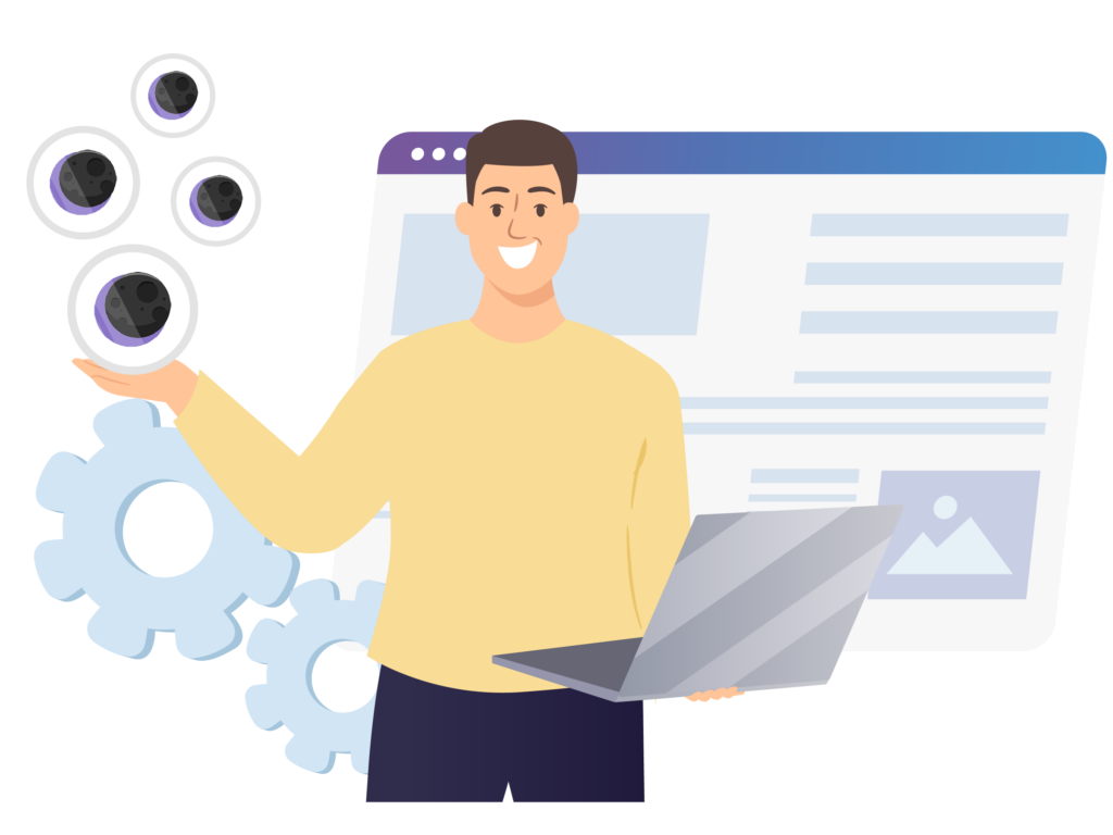 Image illustrating how Multilogin helps manage multiple accounts, optimizing Eclipse airdrop rewards