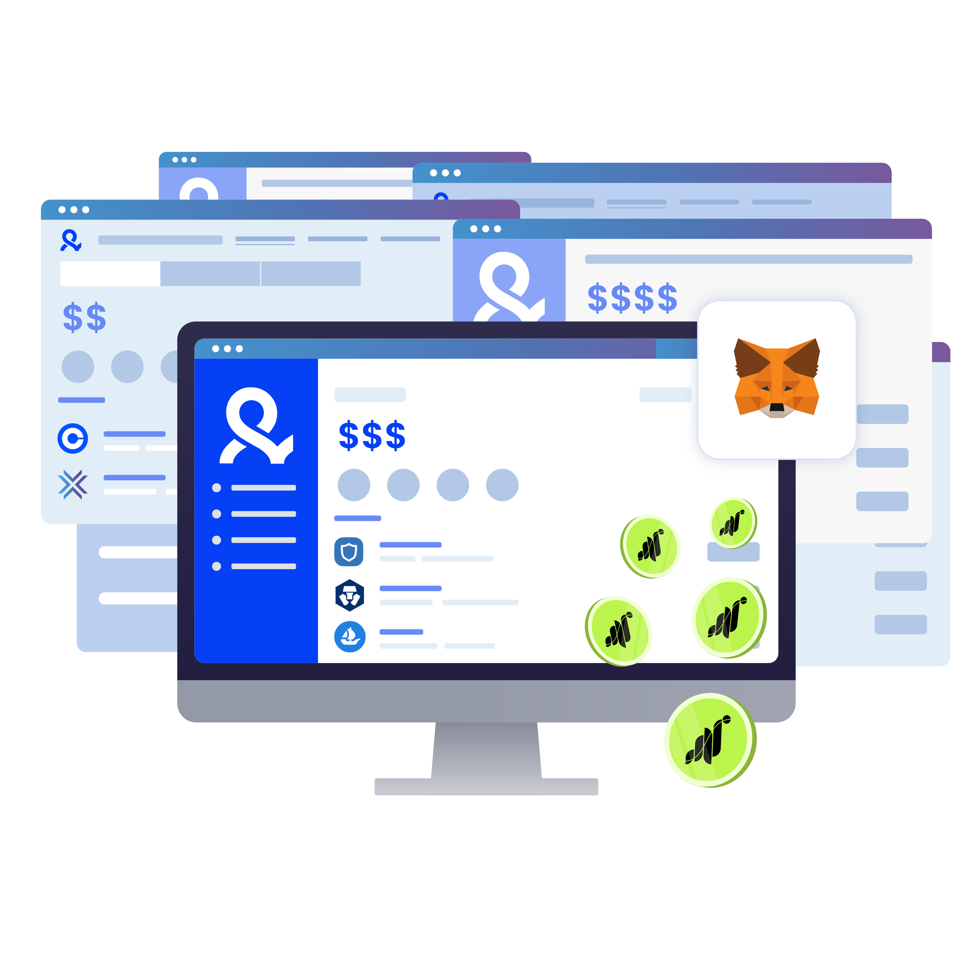 Image illustrating the process of preparing multiple wallets for the Grass airdrop, using Multilogin to speed up the process while avoiding sybil address detection