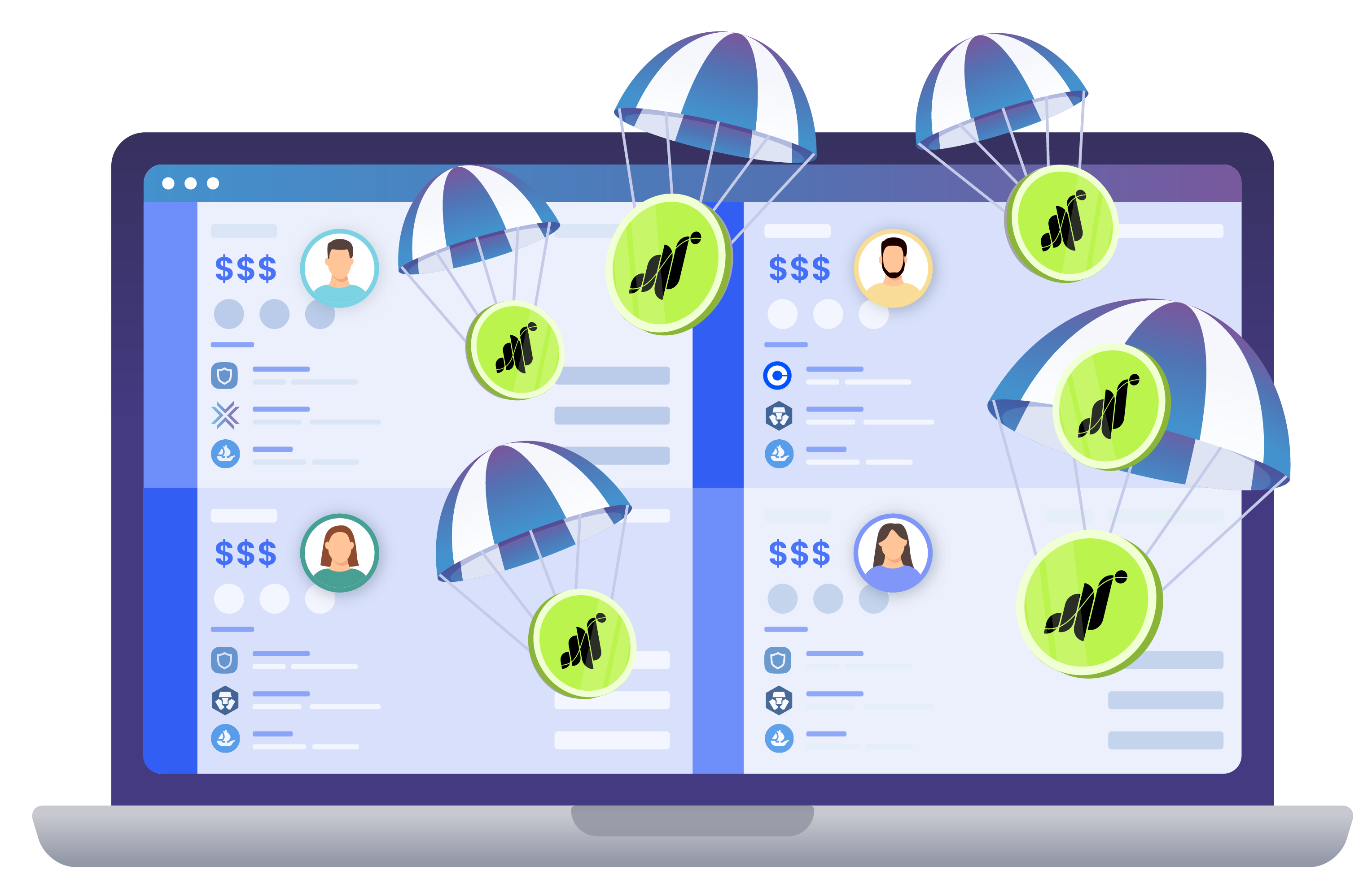 image showcasing how to manage multiple wallets across isolated browser profiles to bypass detection systems and maximize Grass token haul