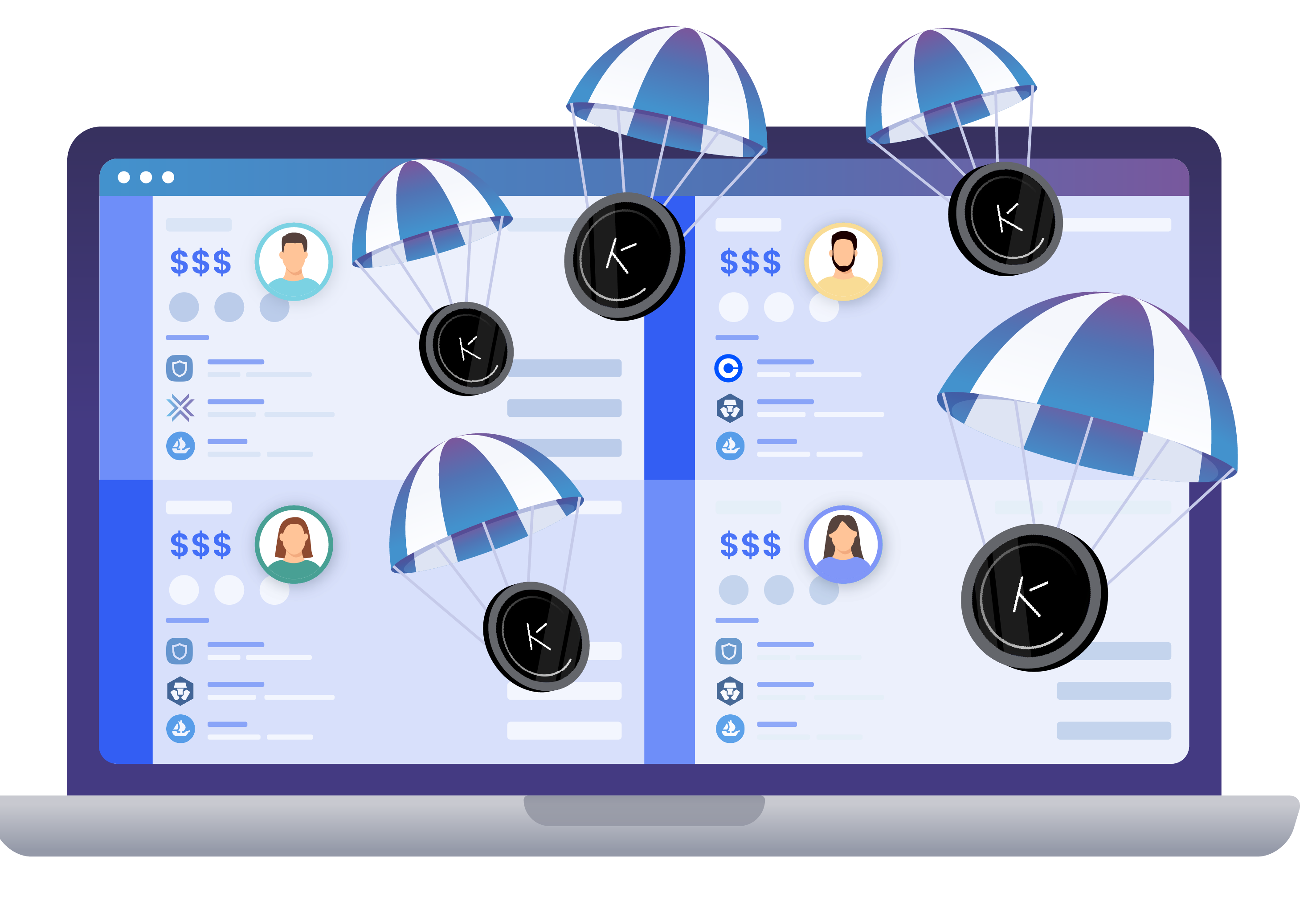 Image showcasing how to manage multiple wallets across isolated browser profiles, maximizing Kamino token haul.