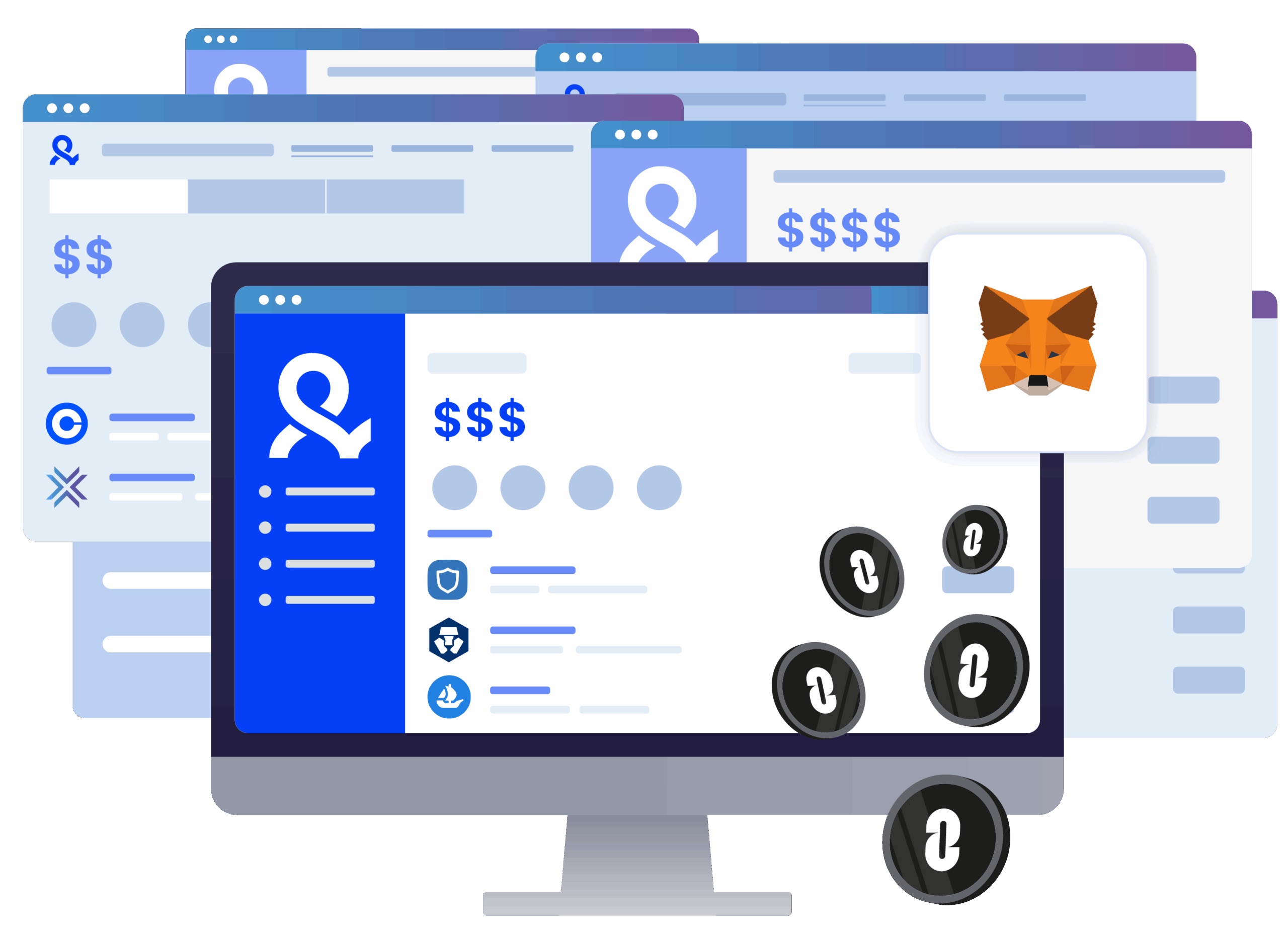 image showcasing using multiple wallets for layerzero airdrop, enhancing speed and avoiding detection with multilogin