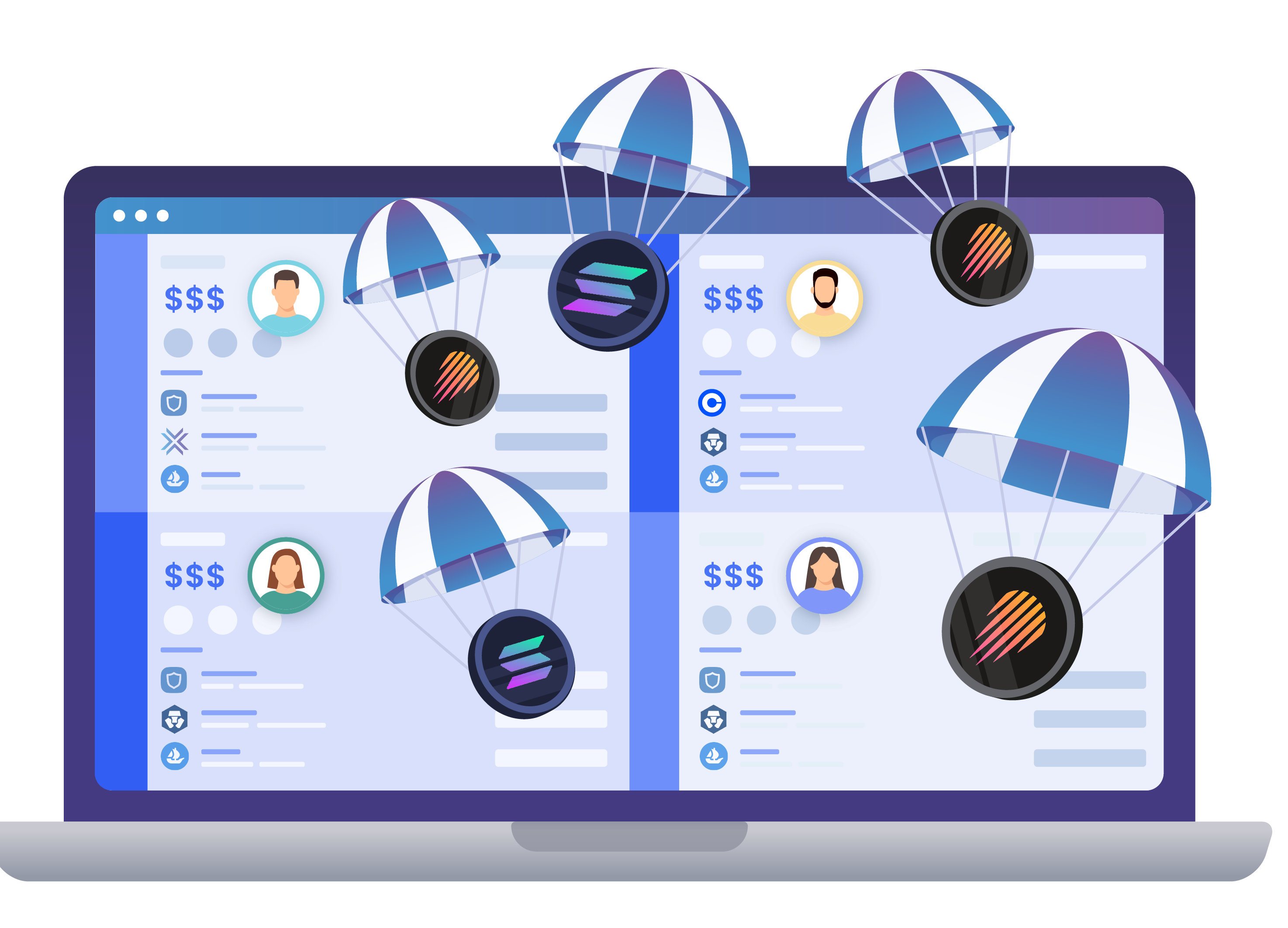 Image showcasing how to manage multiple wallets across isolated browser profiles, maximizing Meteora airdrops