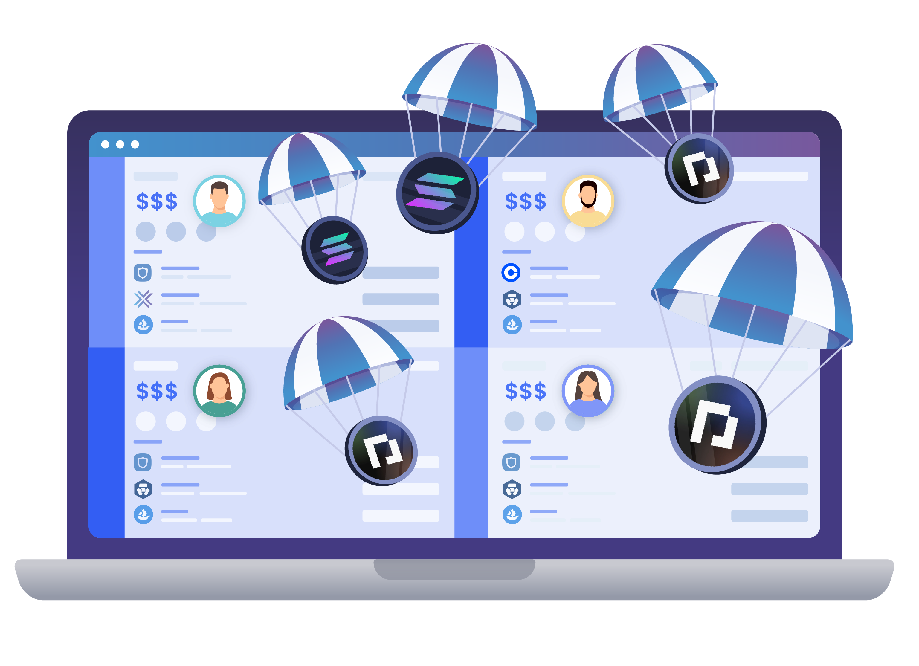 Image showcasing how to manage multiple wallets across isolated browser profiles, maximizing Parcl token haul.