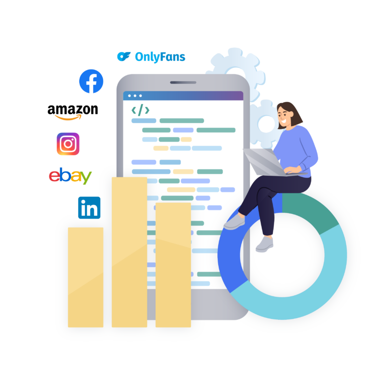Image illustrating how to scrape data from mobile websites via desktop browsing using Multilogin.