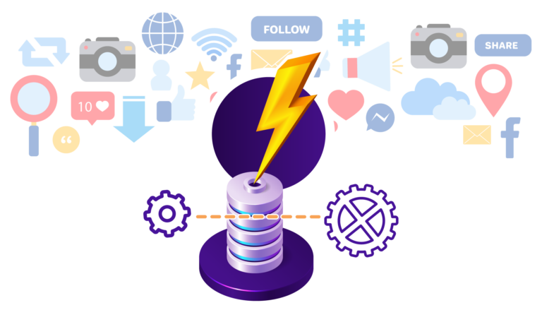 Image illustrating rapid extraction of real-time data with a scraper optimized for fast performance.