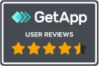 GetApp user reviews badge