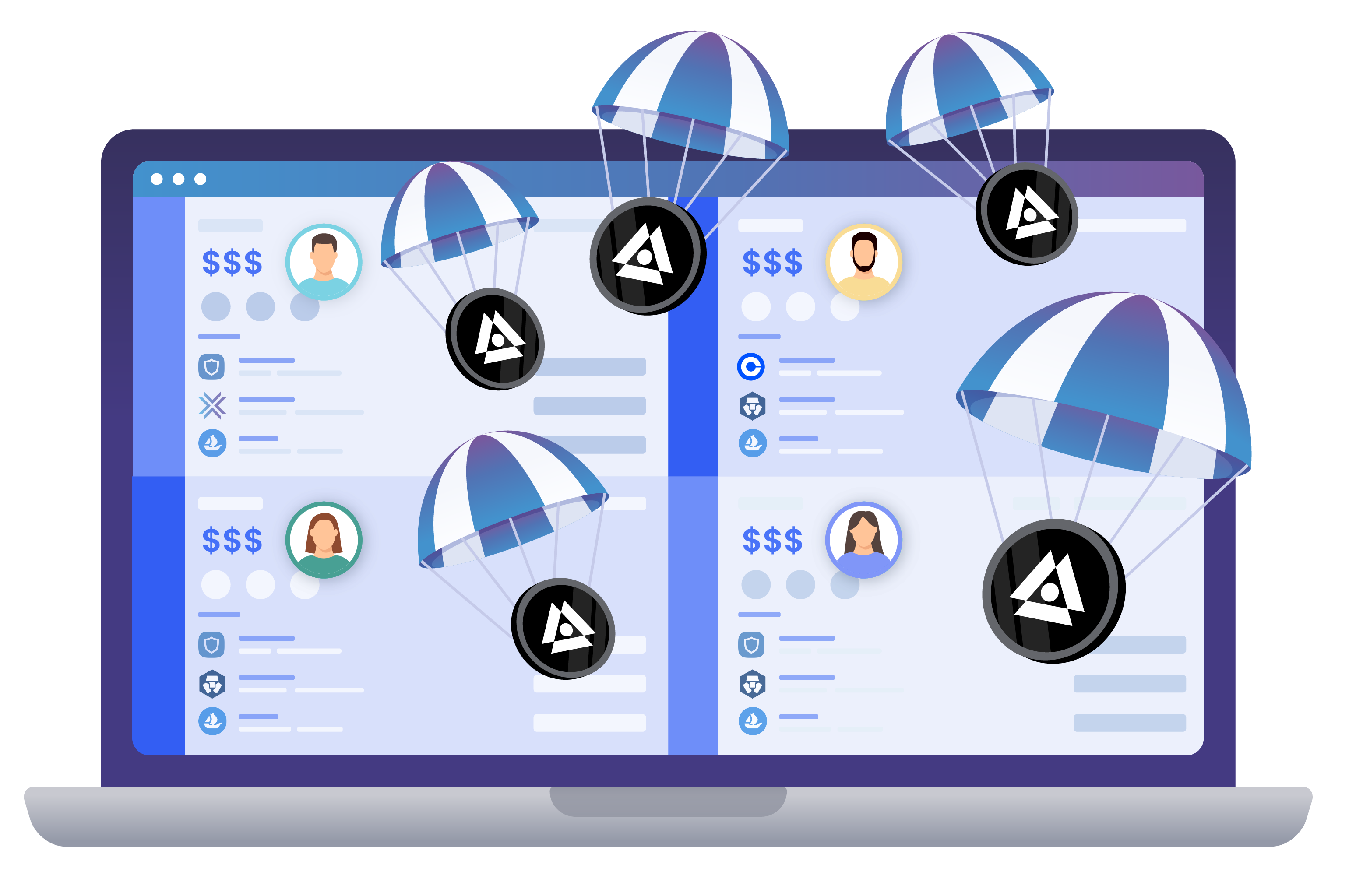 Image showcasing how to manage multiple wallets across isolated browser profiles, maximizing your Sharedeum token haul.