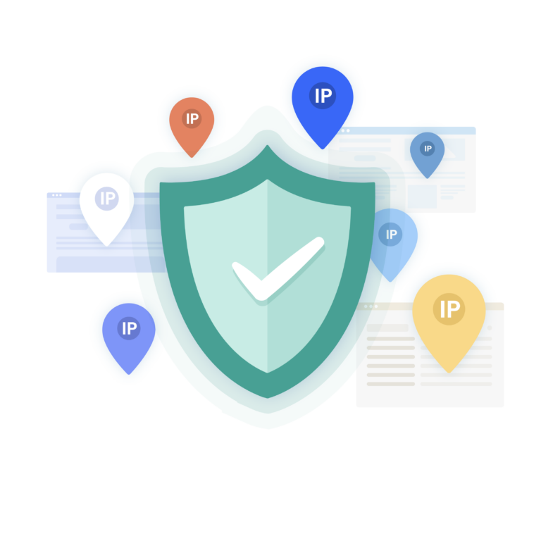 Image showcasing an advanced filtering algorithm that ensures high-quality IPs with over 95% clean IP record rate.