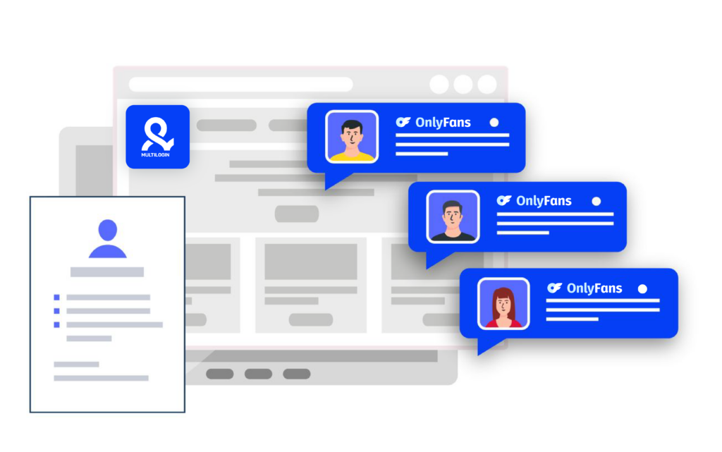 Image showcasing antidetect browsers protecting accounts from bans, high-quality residential proxies avoiding anti-bot systems.