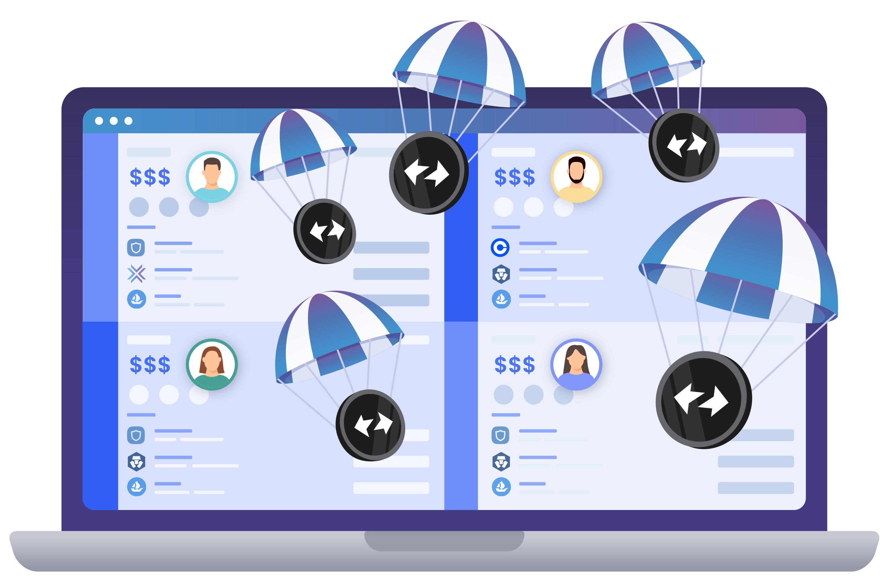 image showcasing managing multiple wallets with isolated browser profiles to bypass detection and maximize zkSync tokens on one device