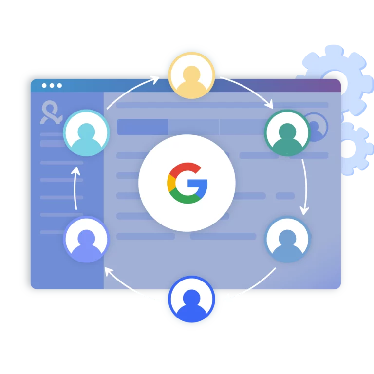 Share multiple Google accounts with your team