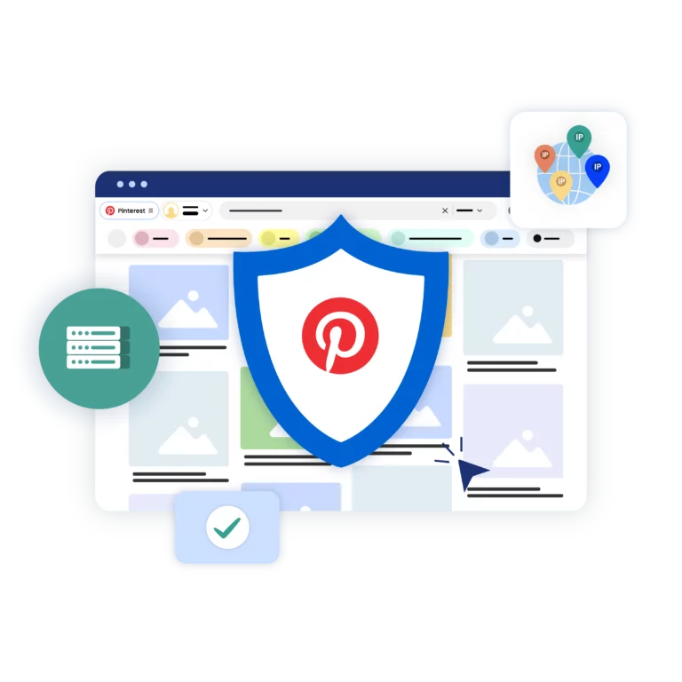 A visual of a question answering 'Can you have multiple Pinterest accounts?' with Multilogin.