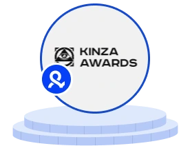 KINZA AWARDS badge for the best antidetect browser - Multilogin.