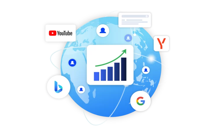 Image showcasing how SEO proxies & antidetect browser help bypass restrictions and maintain anonymity for SEO tasks.