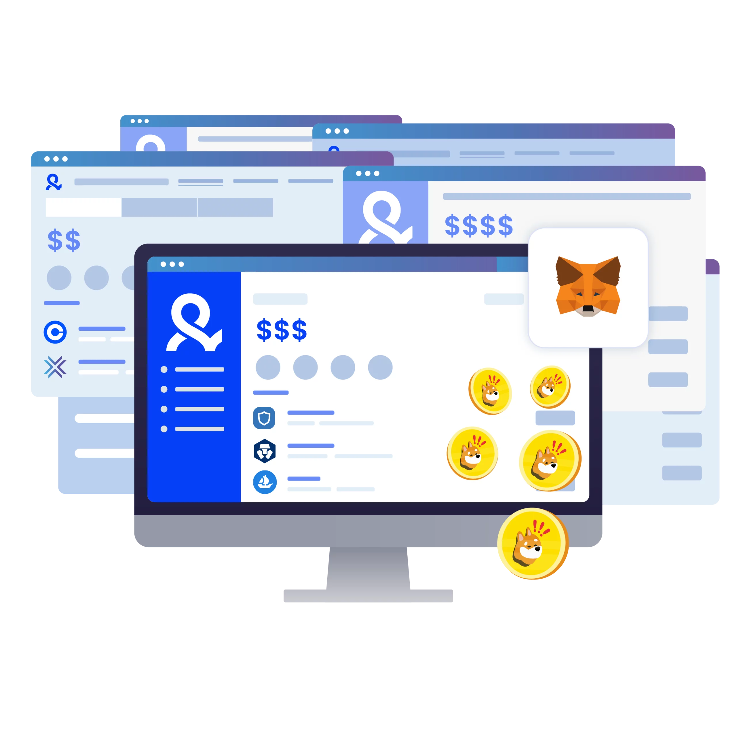 computer screen displaying the process of receiving Bonk tokens with Multilogin.